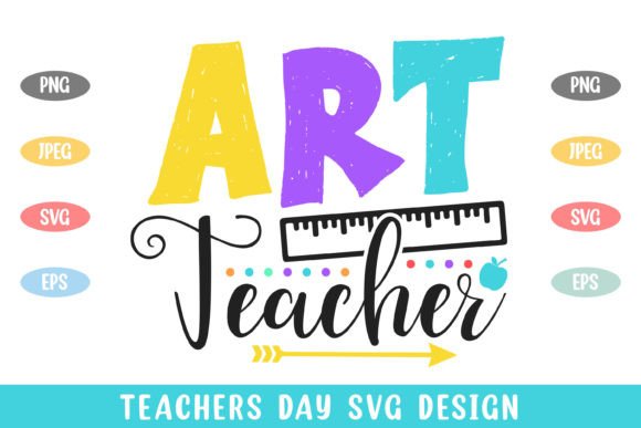Art Teacher Colorful Teachers Day SVG Review