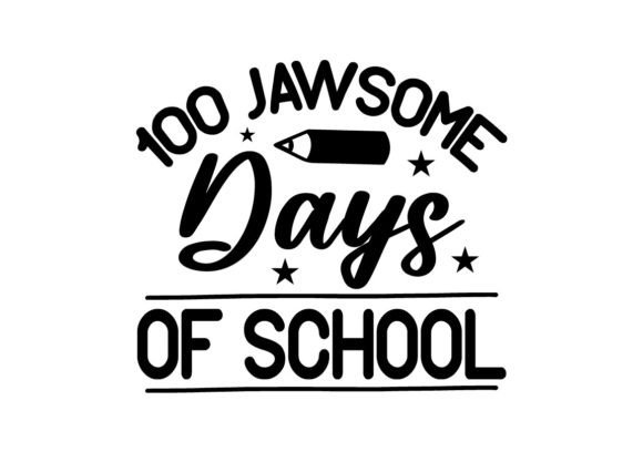 Embroidery Review: 100 Jawsome Days of School SVG