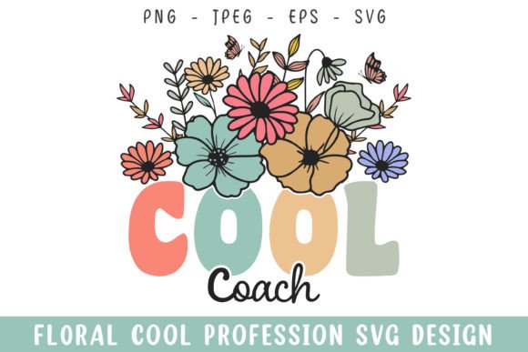 Floral Cool Coach: A Vintage Colorful Embroidery Gem