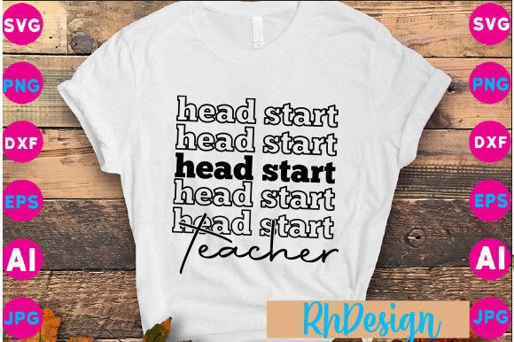 Head Start TeacherSVG Png: A Designer's Review