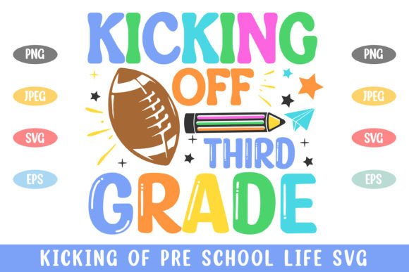 Kicking Off 3rd Grade: A Fresh Start Embroidery Design