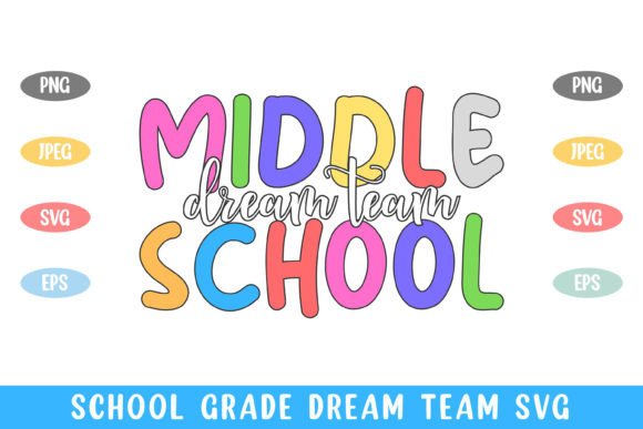 Middle School Dream Team: A Versatile Embroidery Design
