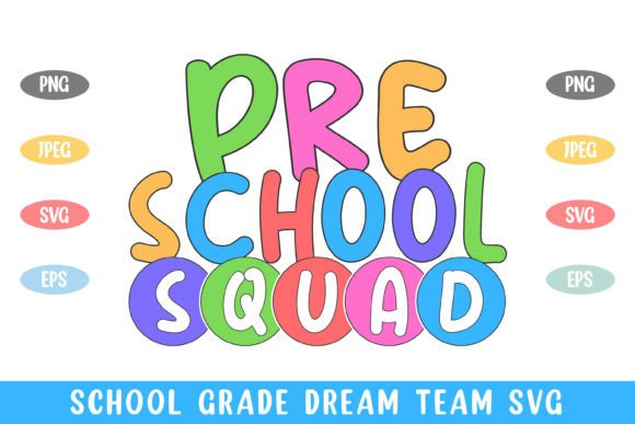 Pre School Squad: A Charming Addition for Back-to-School Projects