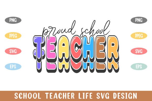 Proud School Teacher Life: A Versatile Embroidery Design