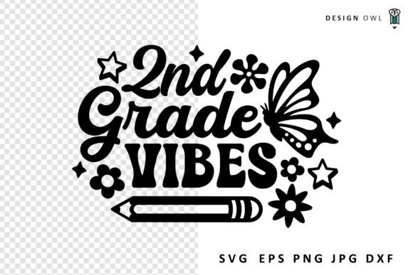 Second Grade Vibes: A Fun and Versatile Design