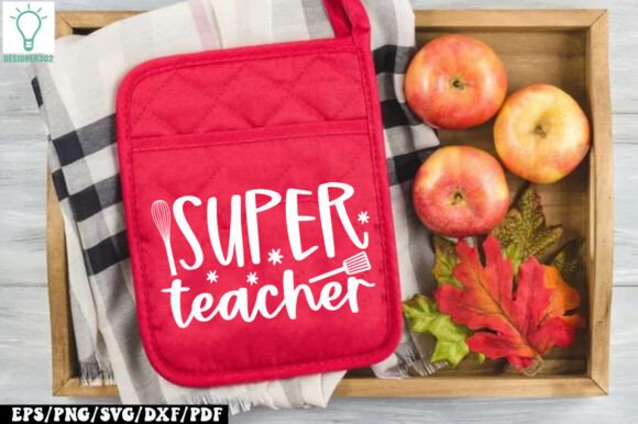 Super Teacher Pot Holder SVG: A Crafty Addition
