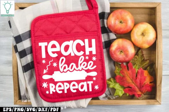 Teach Bake Repeat: A Versatile SVG for Embroidery