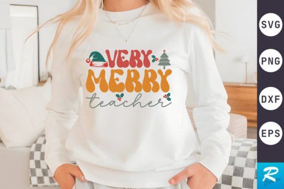 Very Merry SVG Design for Festive Embroidery